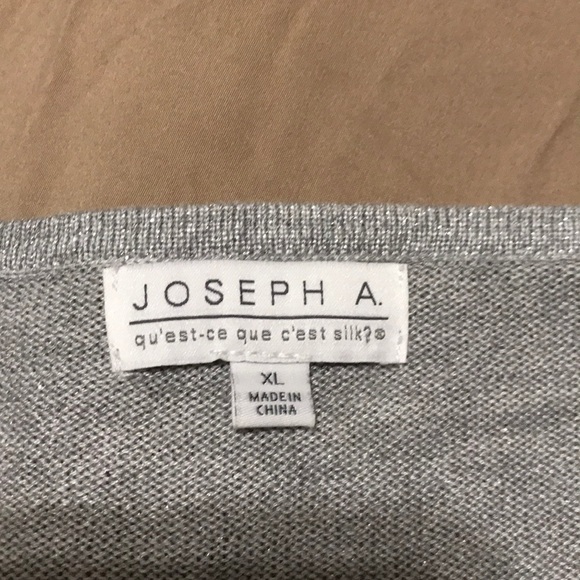 JOSEP A “L “SPARKLING GREY SEQUIN BLOUSE /SWEATER - Picture 5 of 6